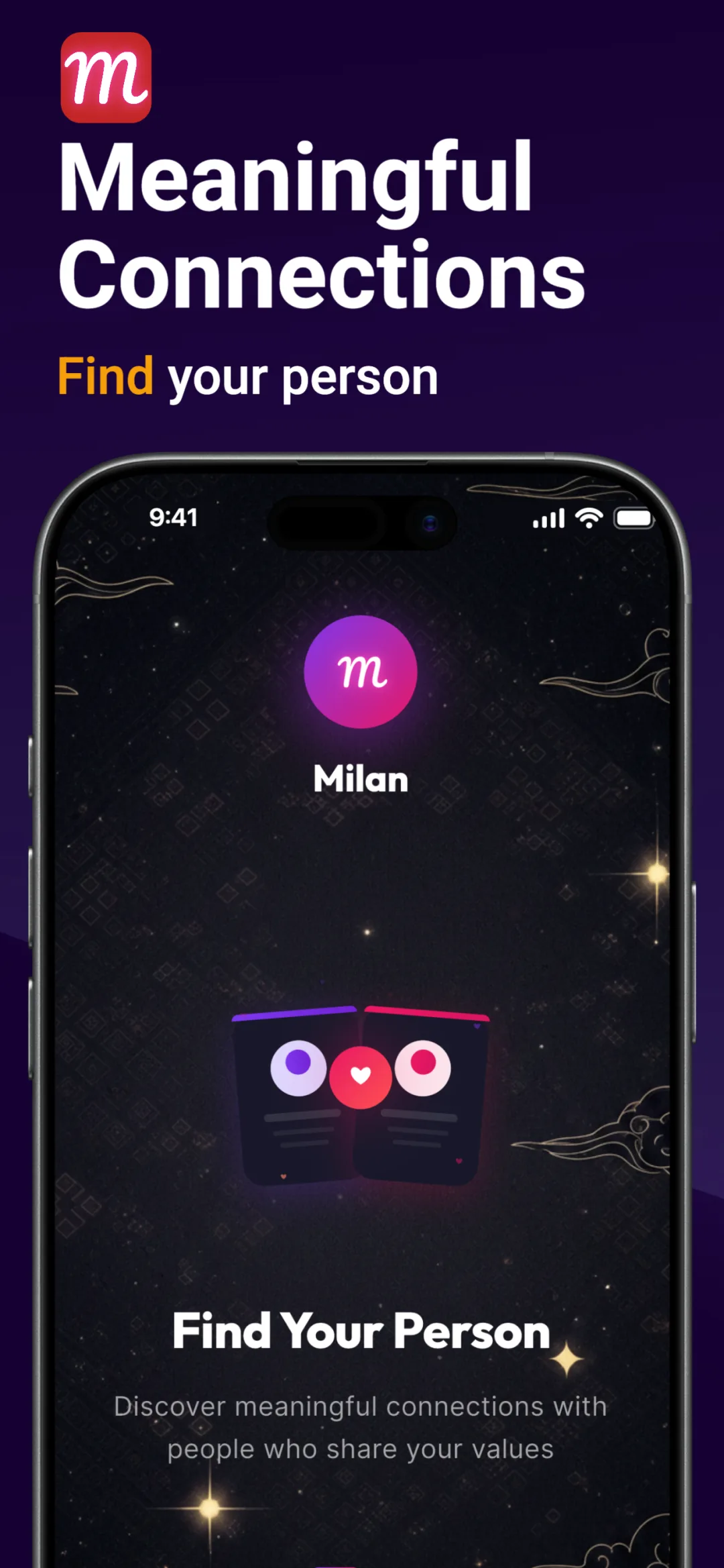 Milan — app screen 1