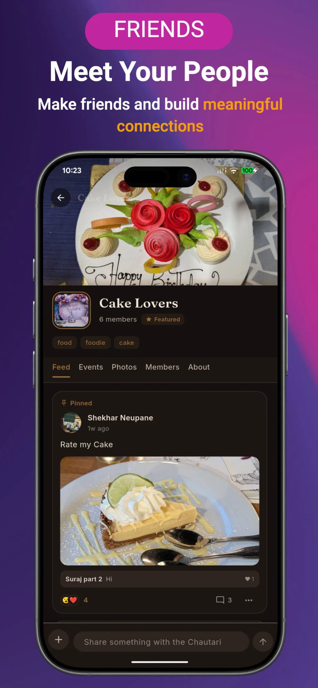 Milan — app screen 4