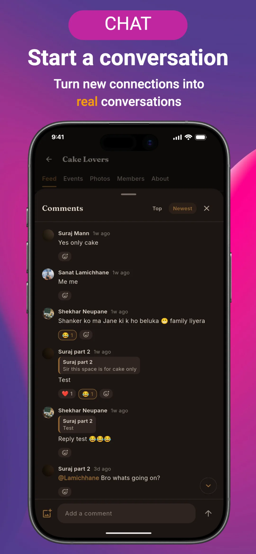 Milan — app screen 5