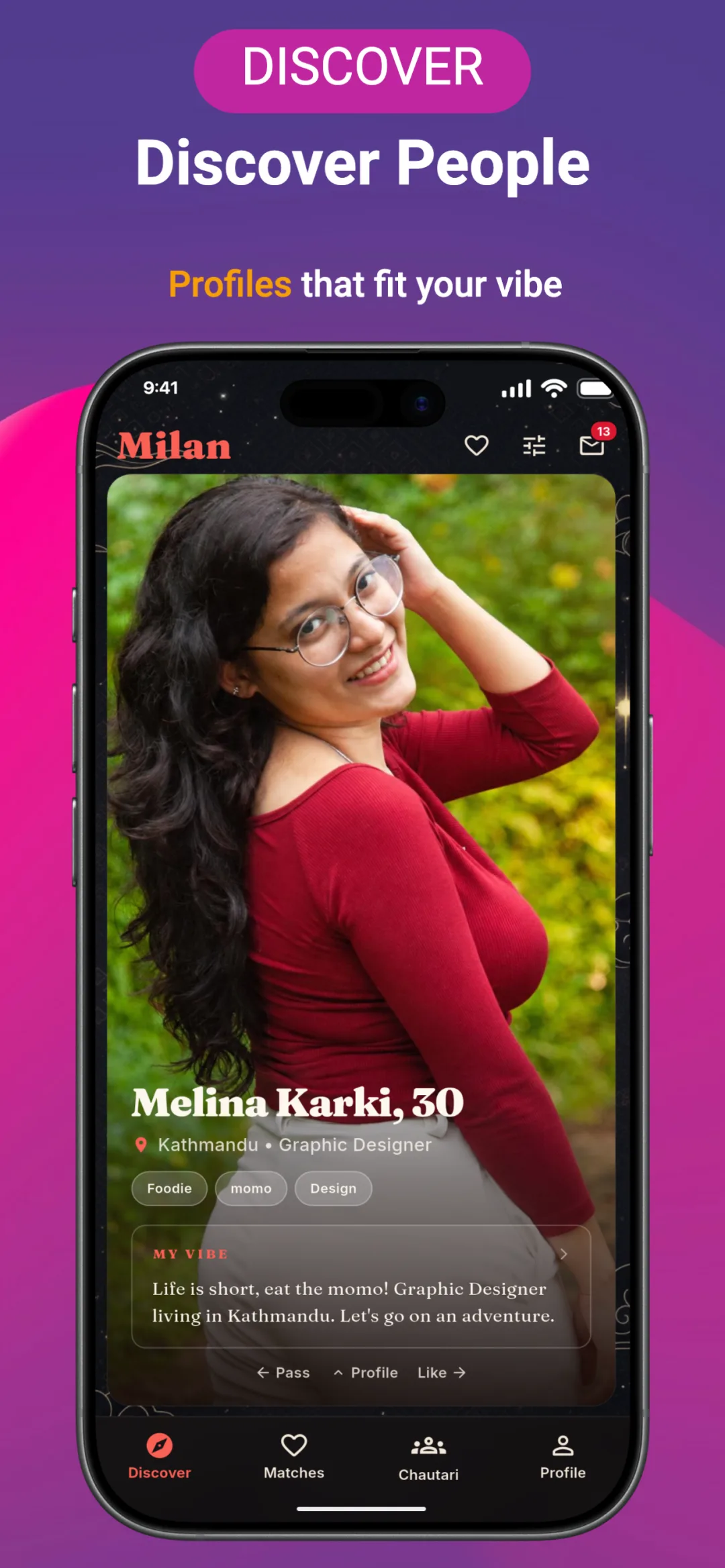Milan — app screen 6