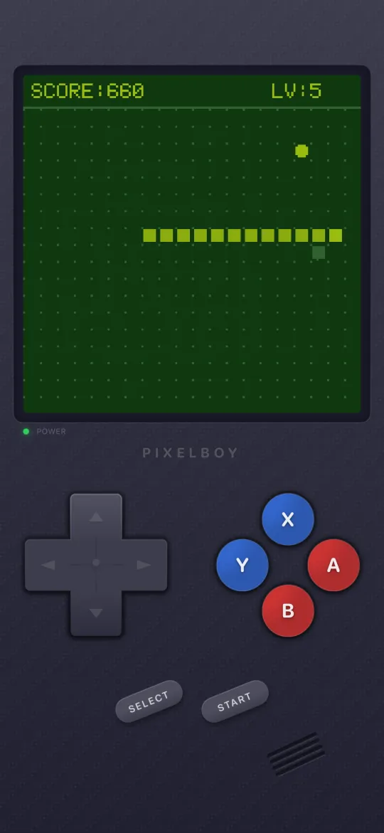 PixelBoy — app screen 1