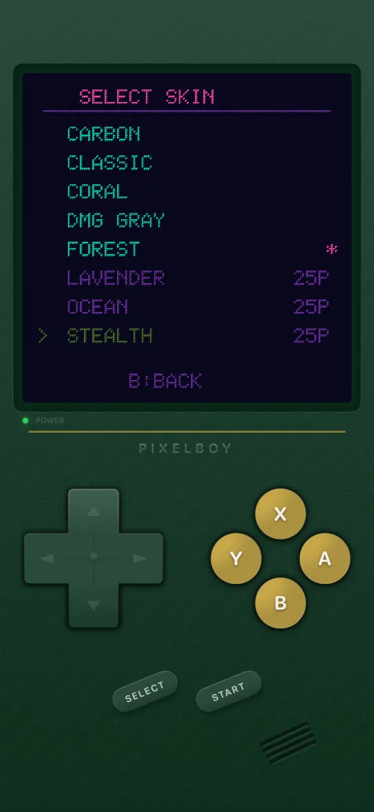 PixelBoy — app screen 4
