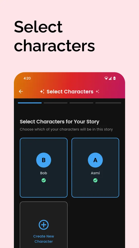 StoryBox — app screen 2