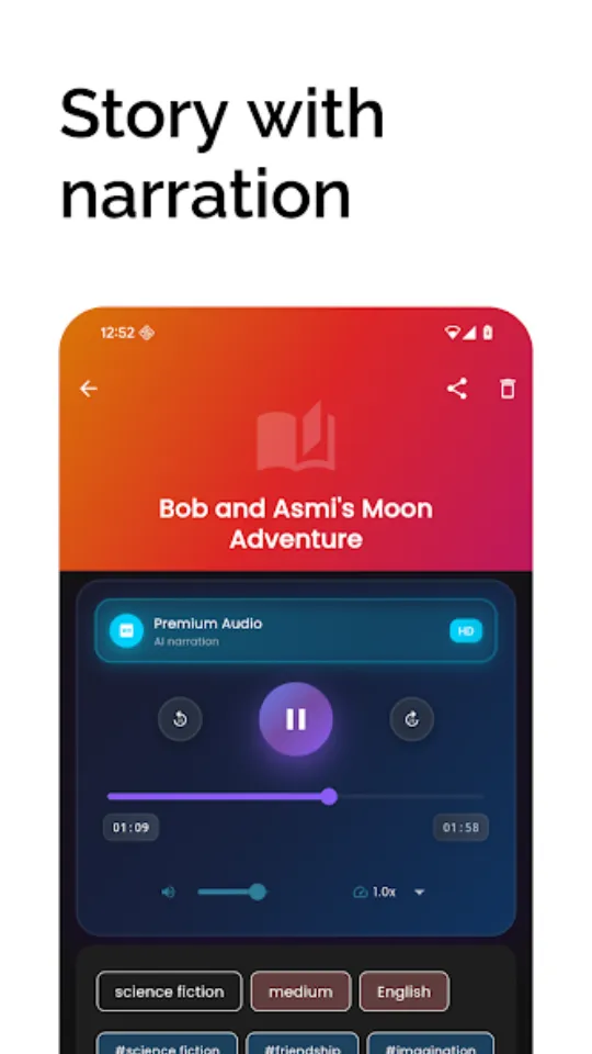 StoryBox — app screen 4